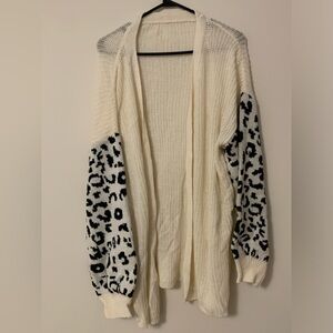 Black & White Contemporary Sweater/ 3X